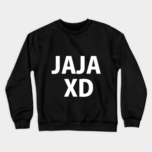 JAJA XD Crewneck Sweatshirt by MemeTeePrismatik